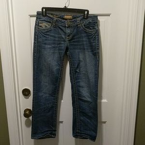 See Thru Soul distressed capris